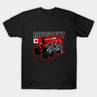 Nissan RB26DETT Engine Godzilla Power T-Shirt